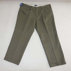Dockers Men's Relaxed Fit Sanded Microfiber Dress Pants 44 x 30 NWT Olive Green